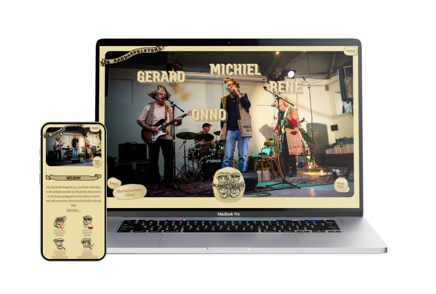 De Aardappeleters mockup